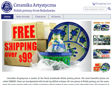 Tablet Screenshot of ceramika-artystyczna.com